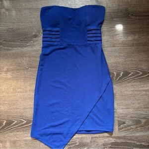 ROYAL BLUE MINI DRESS